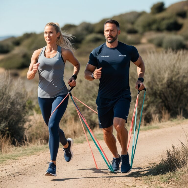 Leonardo_Phoenix_A_trainer_and_a_client_performing_outdoor_act_2